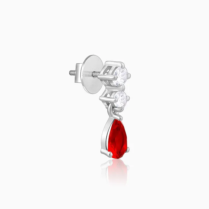 Silver We Fell in Love Earrings Giva