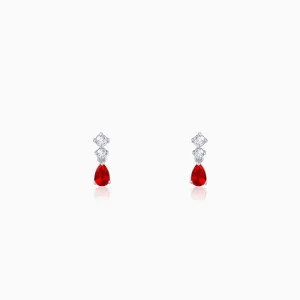 Silver We Fell in Love Earrings Giva
