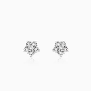 Silver Zircon Constellation Earrings Giva