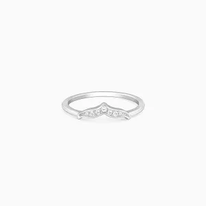 Silver Zircon Mermaid Tail Ring Giva