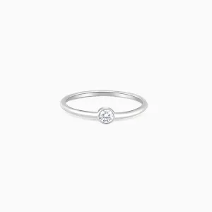 Silver Zircon Queen of Venus Ring Giva