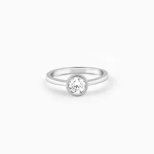Silver Zircon Shine Ring Giva