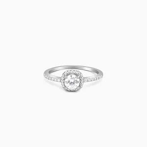 Silver Zircon Stardust Ring Giva