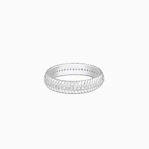 Silver Zircon Tiered Beauty Ring Giva