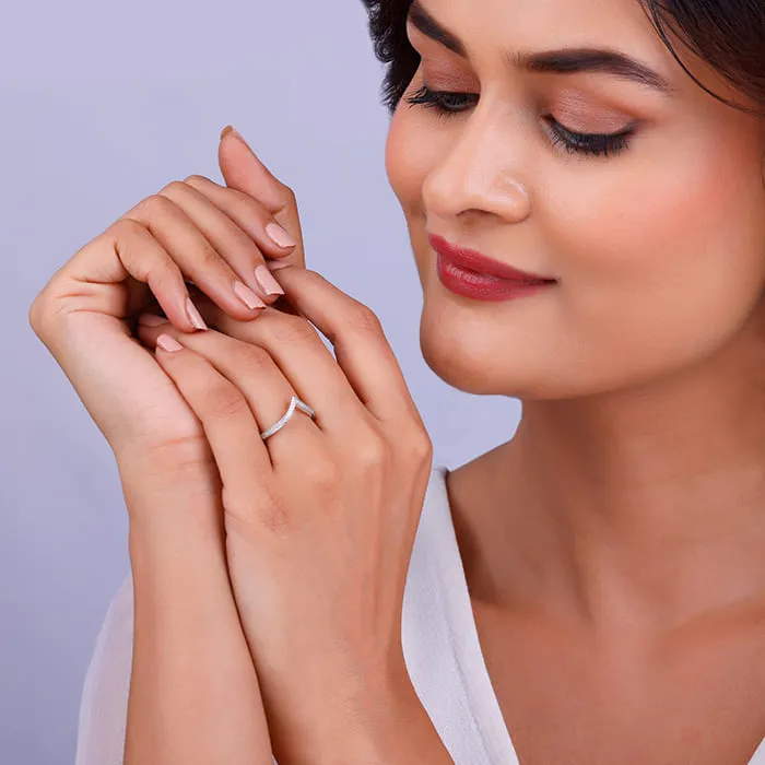 Silver Zirconia Vanki Ring Giva