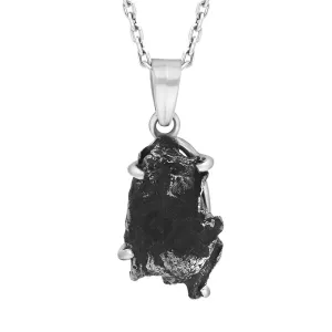 Sterling Silver Meteorite Unique Necklace D