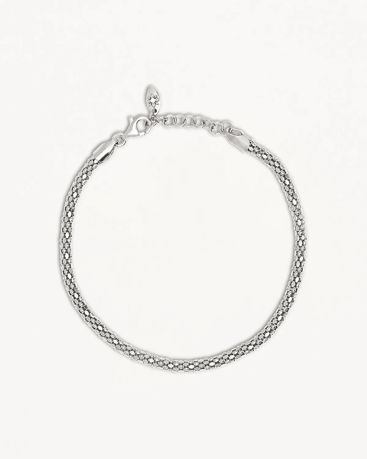 Sterling Silver Sparkle Chain Bracelet Bycharlotte