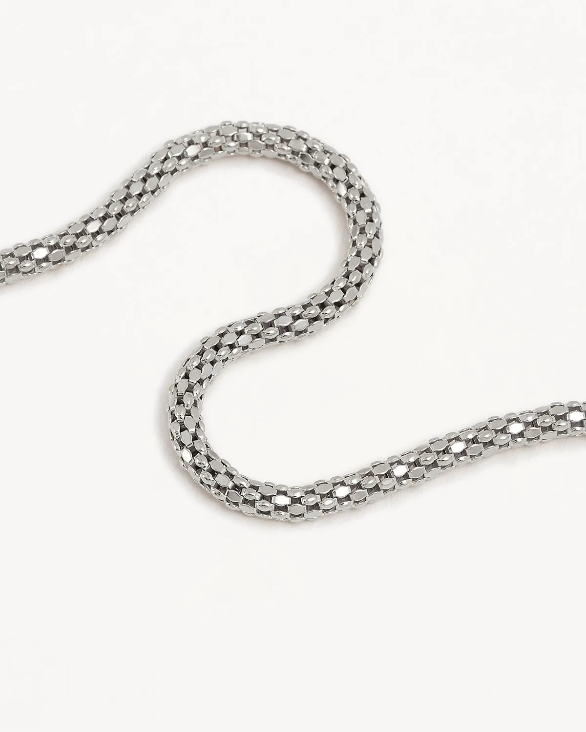 Sterling Silver Sparkle Chain Bracelet Bycharlotte