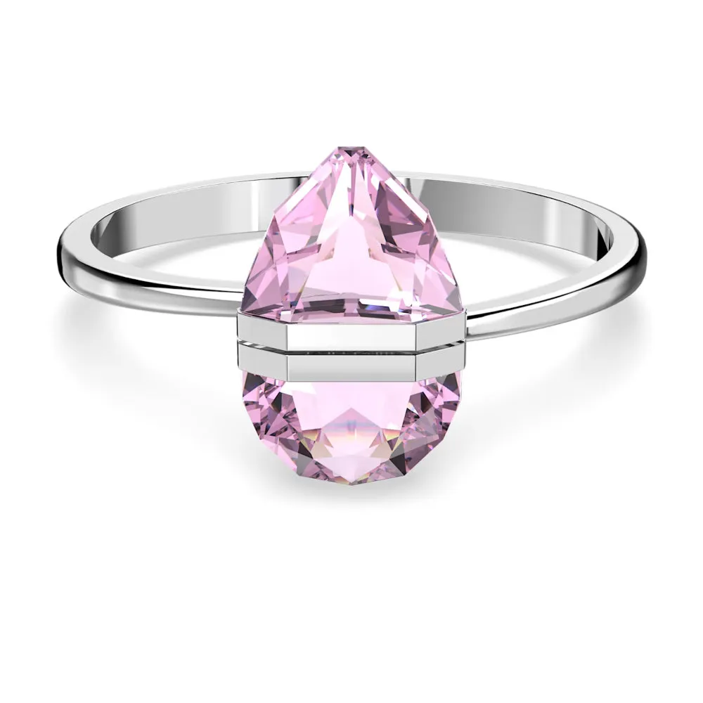 Swarovski Lucent Bangle Pink Stainless Steel