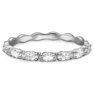 Swarovski Vittore Marquise ring White, Rhodium plated