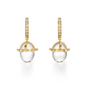 Temple St. Clair Granulated Amulet Drop Earrings Croghans