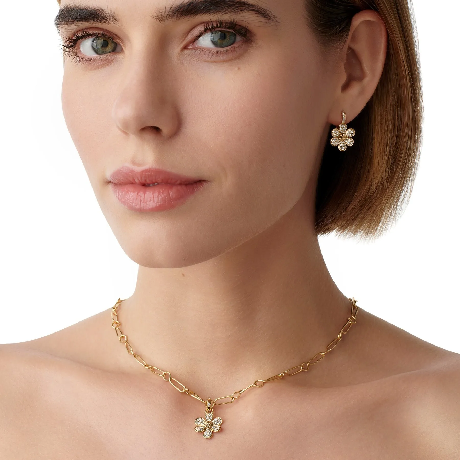 Temple St. Clair Snow Flower Earrings Croghans