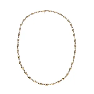 The Mary Diamond Polished Oval Necklace Croghans
