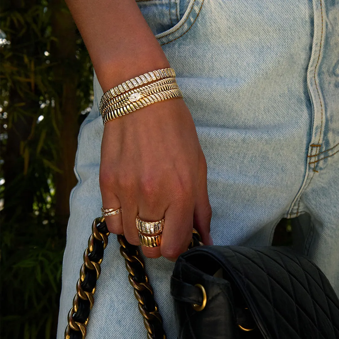 THIN ZOE BRACELET WITH 1CT MARQUISE DIAMOND Anita Ko