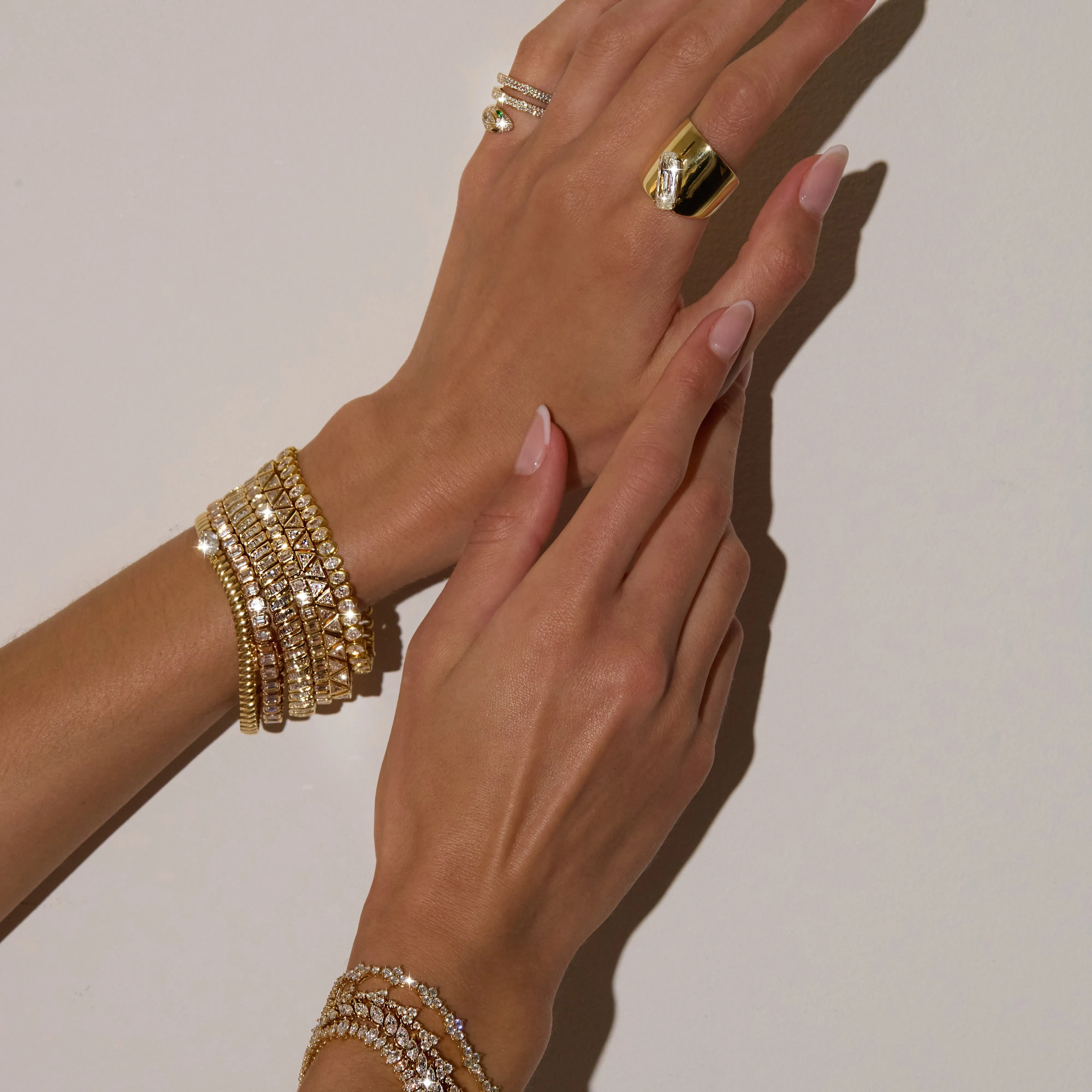 THIN ZOE BRACELET WITH 1CT MARQUISE DIAMOND Anita Ko