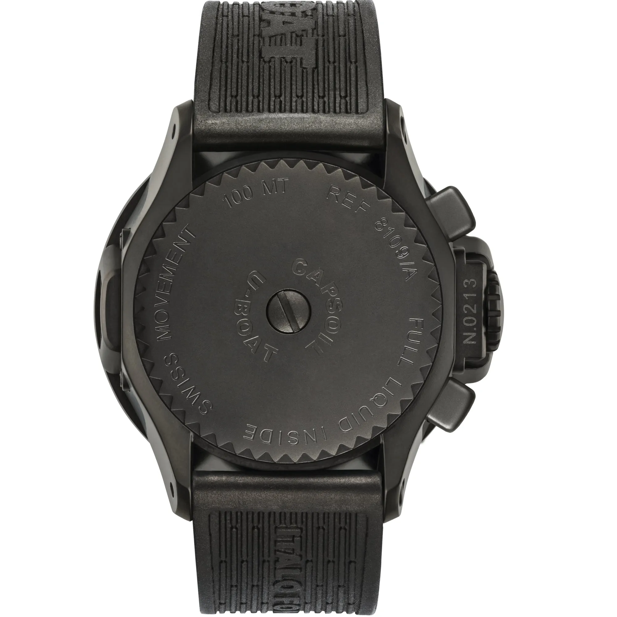 U-Boat 8109/B Men's Black Capsoil Chronograph Watch