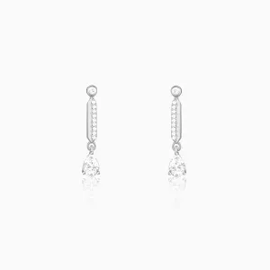 Zircon Silver Night Earrings Giva
